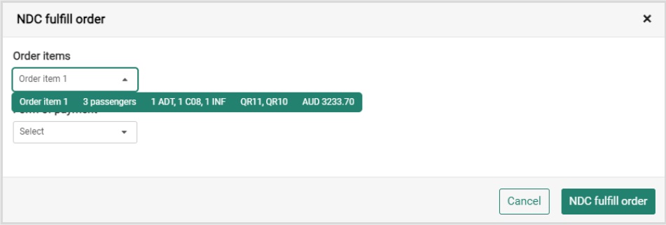 23.8 NDC_Multi PAX_Fulfill