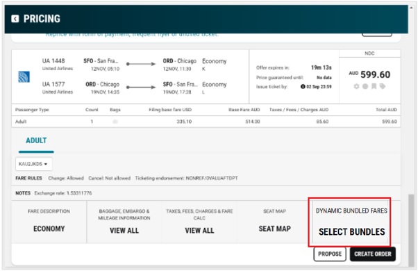 25.9_[NDC] DYNAMIC BUNDLED FARES 위젯 제공