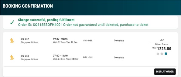 25.9_[NDC] 발권 전 오더(ORDER) 변경 가능3